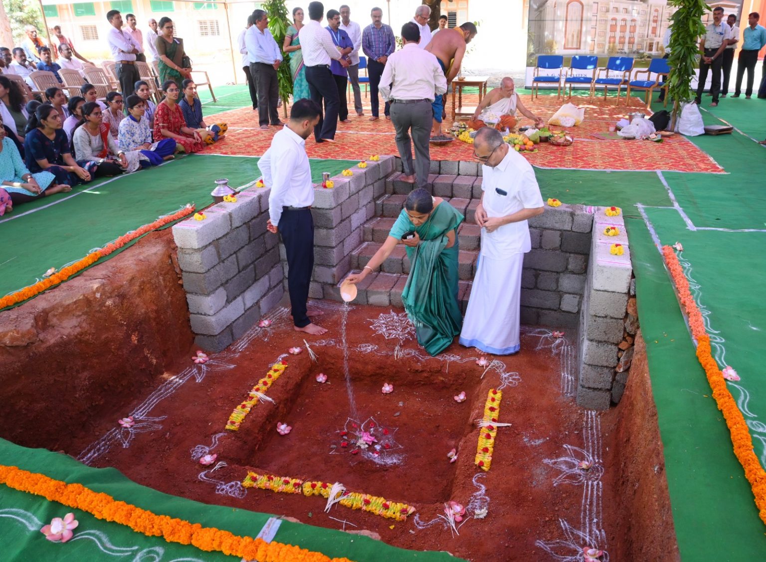 Foundation Stone Laying Ceremony Sdm College Of Ayurveda Udupi