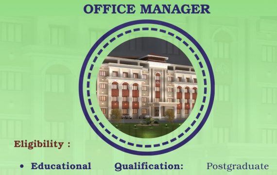 Job Vacancy for the post of Manager